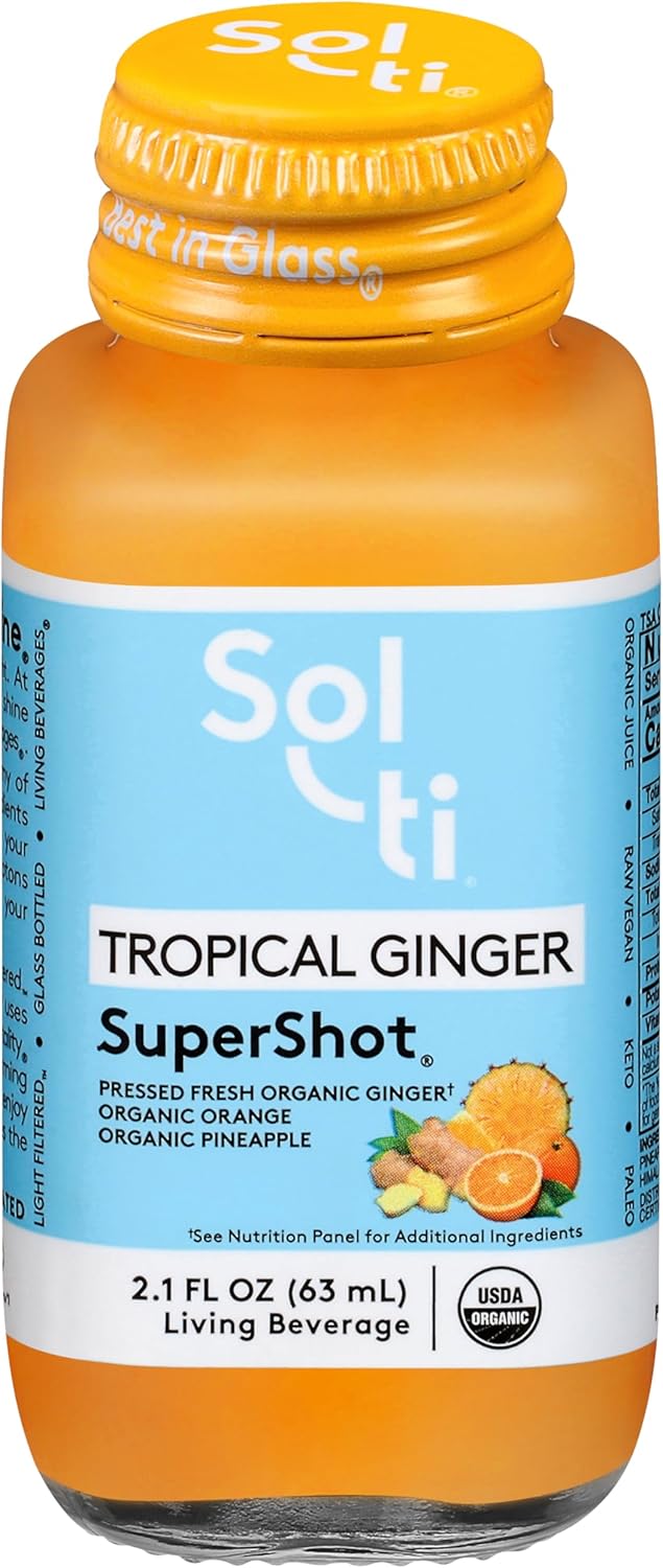 Sol-ti Organic Tropical Ginger SuperShot (12 Pack)
